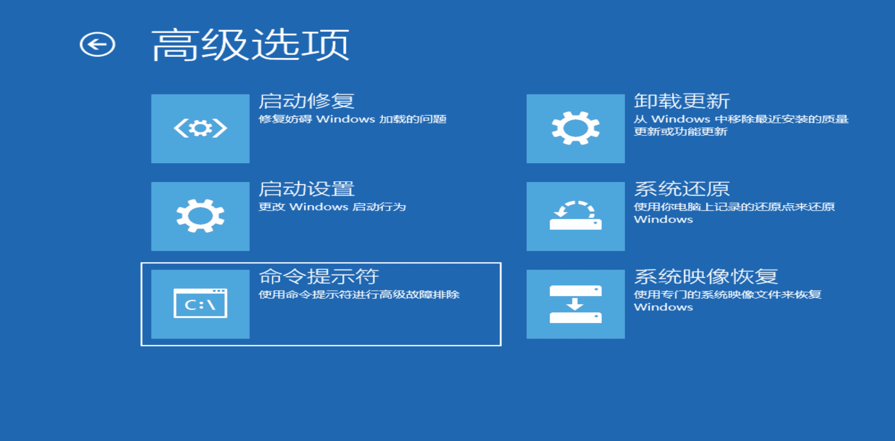 命令提示符选项